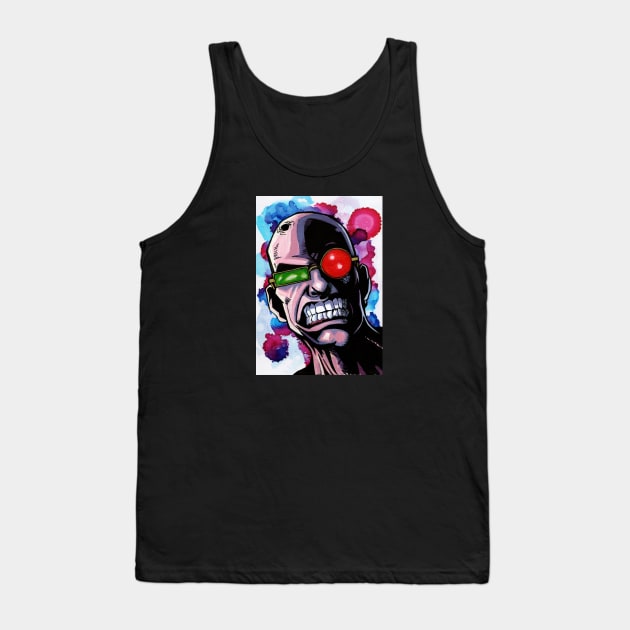 Spider Jerusalem inspired art Transmetropolitan Graphic Tank Top by Zacharys Harris